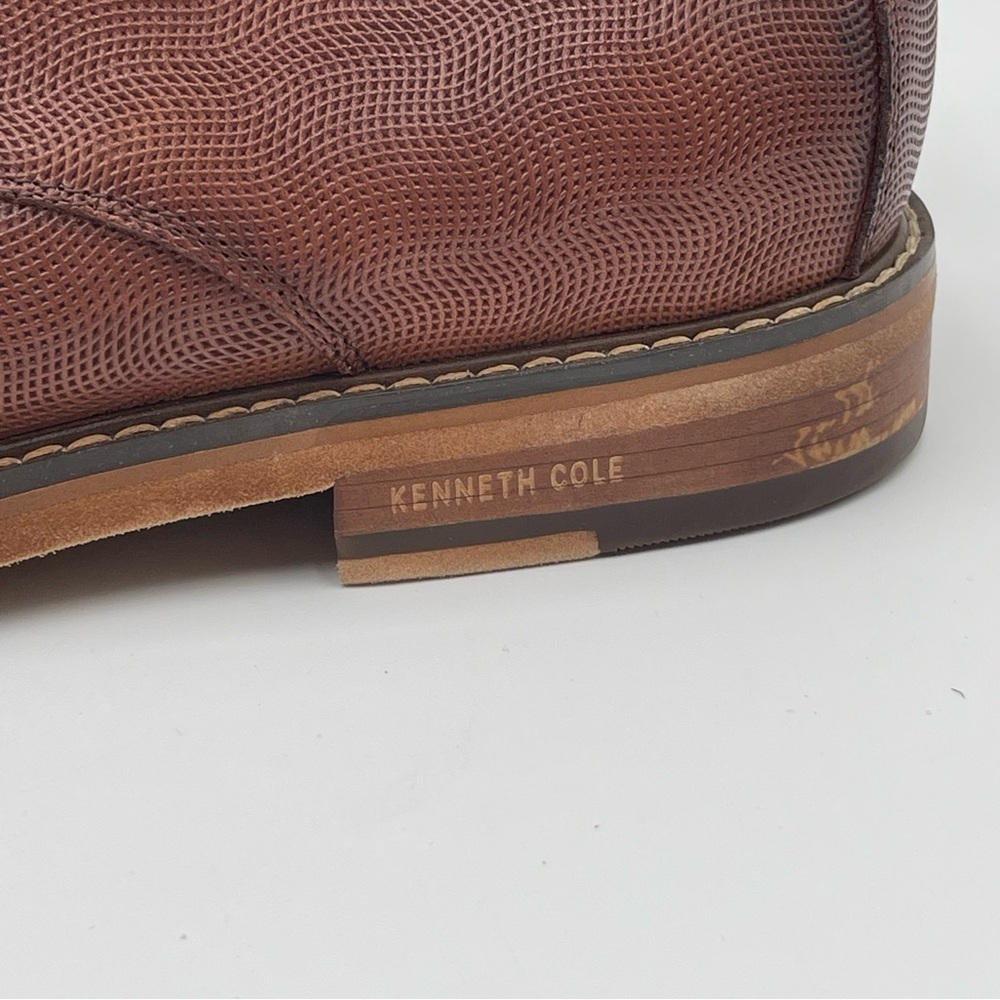 Kenneth Cole New York Men's Dance Lace Up Oxford Brown Size 11.5 Dress Shoes - Picture 3 of 12